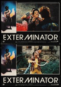 4g0622 EXTERMINATOR 4 Italian 13x18 pbustas 1981 Robert Ginty is the man they pushed too far!