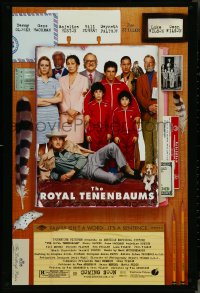 4g1016 ROYAL TENENBAUMS advance DS 1sh 2001 Gwyneth Paltrow, Ben Stiller, Gene Hackman, Wes Anderson!