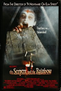 4g1028 SERPENT & THE RAINBOW 1sh 1988 directed by Wes Craven, don't bury me, I'm not dead!