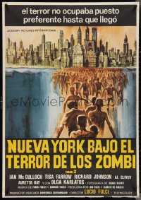 4g0099 ZOMBIE Spanish 1980 Lucio Fulci's Zombi 2, completely different undead art, ultra rare!