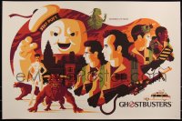 4g0285 GHOSTBUSTERS #209/325 24x36 art print 2018 Mondo, art by Tom Whalen, regular edition!