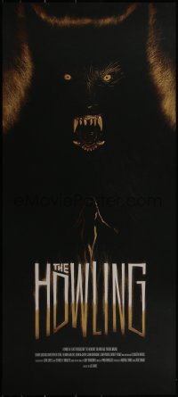 4g0319 HOWLING #16/40 16x35 art print 2014 Joe Dante, horror art by Andrew Swainson!