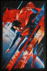 4g0301 MAN OF STEEL #3464/5585 24x36 art print 2013 Mondo, art by Martin Ansin, regular edition!