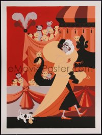 4g0379 ONE HUNDRED & ONE DALMATIANS #31/190 18x24 art print 2014 Mondo, Tiny Kitten Teeth!