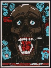 4g0382 RETURN OF THE LIVING DEAD signed #29/69 18x24 art print 2011 by Danny Miller, regular edition!