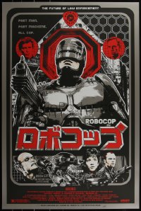 4g0309 ROBOCOP signed #15/33 24x36 art print 2011 by James Rheem Davis, variant edition!