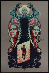 4g0385 SALEM'S LOT signed #1/25 16x24 art print 2014 by Zombie Yeti, creepy art of Barlow & cast!