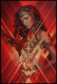 4g0316 WONDER WOMAN #283/420 24x36 art print 2017 art by Martin Ansin, regular edition!