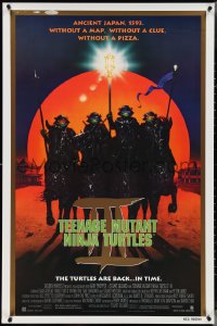 4g1067 TEENAGE MUTANT NINJA TURTLES III 1sh 1993 Turtles are back in time, feudal Japan!