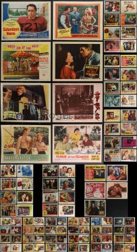 4h0582 LOT OF 101 1950S LOBBY CARDS 1950s great images from several different movies!