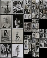 4h0796 LOT OF 65 SEXY ACTRESSES 8X10 STILLS 1950s-1980s great portraits of beautiful women!