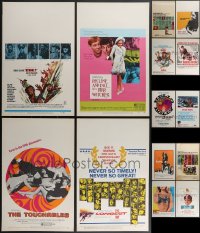 4h0079 LOT OF 14 UNFOLDED WINDOW CARDS 1960s-1970s great images from a variety of different movies!