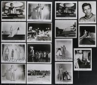 4h0917 LOT OF 15 DAY THE EARTH STOOD STILL 8X10 REPRO PHOTOS 1980s Gort, Michael Rennie & Neal!