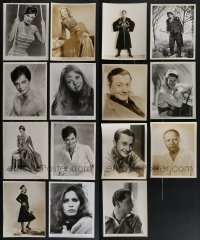 4h0839 LOT OF 15 PORTRAIT 8X10 STILLS 1940s-1970s a variety of Hollywood actors & actresses!