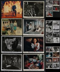 4h0824 LOT OF 29 HAMMER MOSTLY HORROR/SCI-FI/FANTASY COLOR & B/W 8X10 STILLS 1960s-1970s cool!