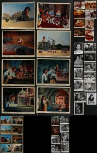 4h0805 LOT OF 51 HORROR/SCI-FI/FANTASY COLOR & B/W 8X10 STILLS 1950s-1970s great movie scenes!