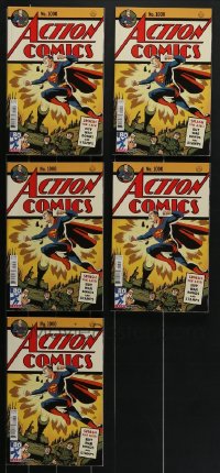 4h0245 LOT OF 5 ACTION COMICS #1000 COMIC BOOKS 2018 Superman smashes the Axis 80th anniversary!