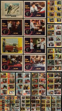 4h0543 LOT OF 152 1956-60 LOBBY CARDS 1956-1960 incomplete sets from a variety of different movies!