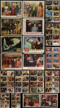 4h0576 LOT OF 106 1940S LOBBY CARDS 1940s incomplete sets from a variety of different movies!