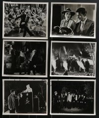 4h0857 LOT OF 6 RE-RELEASE 8X10 STILLS R1960s great scenes from a variety of different movies!