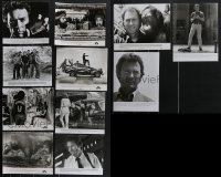 4h0850 LOT OF 11 8X10 STILLS 1970s a variety of movie scenes including several Clint Eastwood!