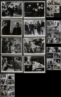 4h0819 LOT OF 37 MOSTLY HORROR/SCI-FI/FANTASY 8X10 STILLS 1950s-1960s a variety of movie scenes!