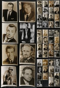 4h0797 LOT OF 63 MALE STAR PORTRAIT 8X10 STILLS 1950s-1960s Hollywood leading & supporting men!