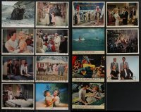 4h0840 LOT OF 15 COLOR 8X10 STILLS 1960s-1970s great scenes from a variety of different movies!