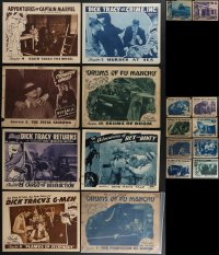 4h0682 LOT OF 26 1930S-40S SERIAL LOBBY CARDS 1930s-1940s great scenes from a variety of movies!