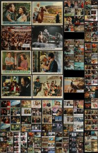 4h0526 LOT OF 169 ENGLISH & ITALIAN LOBBY CARDS 1960s-1980s incomplete sets from several movies!