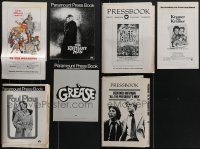 4h0312 LOT OF 7 UNCUT 1970s-1980s PRESSBOOKS 1970s-1980s great advertising for a variety of different movies!