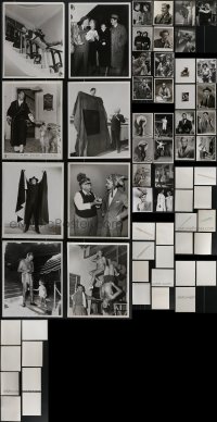 4h0813 LOT OF 43 8X10 STILLS 1950s-1970s great movie scenes including some candid images!