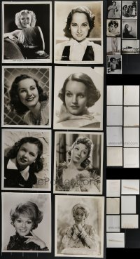 4h0841 LOT OF 15 ACTRESS 8X10 STILLS 1940s-1950s portraits of pretty leading & supporting ladies!