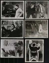 4h0859 LOT OF 6 DIRECTOR 8X10 STILLS 1950s-1970s great behind the scenes candid images!