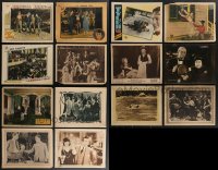 4h0724 LOT OF 14 SILENT MOVIE LOBBY CARDS 1920s great scenes from a variety of different movies!