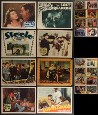 4h0652 LOT OF 39 1930S-40S LOBBY CARDS 1930s-1940s great scenes from a variety of movies!