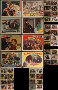 4h0642 LOT OF 45 1930S-40S LOBBY CARDS 1930s-1940s great scenes from a variety of movies!