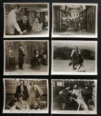 4h0860 LOT OF 6 8X10 STILLS 1950s great scenes from a variety of different movies!