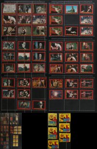 4h0254 LOT OF 48 KUNG FU TRADING CARDS 1970s cool images of David Carradine as Kwai Chang Caine!