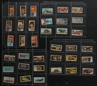 4h0179 LOT OF 36 THUNDERBIRDS ENGLISH CIGARETTE CARDS 1960s great color images with info on back!