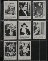 4h0267 LOT OF 8 MUNSTERS TRADING CARDS 1964 Fred Gwynne, Al Lewis, Yvonne De Carlo & more!