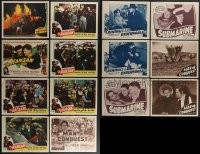 4h0725 LOT OF 14 RICHARD DIX LOBBY CARDS 1930s-1950s incomplete sets from a few of his movies!