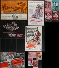 4h0093 LOT OF 13 UNCUT AMERICAN INTERNATIONAL OVERSIZED PRESSBOOKS 1960s-1970s cool movie advertising!