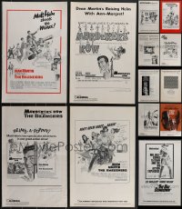 4h0091 LOT OF 17 UNCUT COLUMBIA PRESSBOOKS 1960s advertising for a variety of different movies!