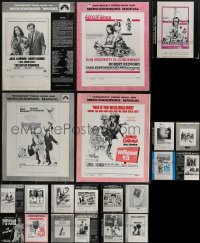 4h0087 LOT OF 21 UNCUT PARAMOUNT PRESSBOOKS 1960s-1970s advertising for a variety of movies!