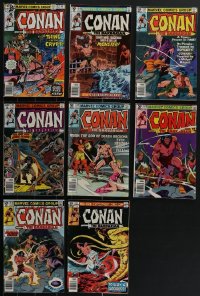 4h0237 LOT OF 8 CONAN THE BARBARIAN COMIC BOOKS 1970s-1980s Marvel Comics!