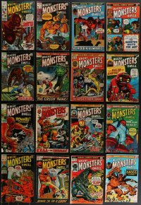 4h0228 LOT OF 17 WHERE MONSTERS DWELL COMIC BOOKS 1970-1975 reprints of the 1950s-1960s comics!