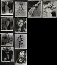 4h0852 LOT OF 10 8X10 STILLS SHOWING SEXY STARS 1960s-1970s Ursula Andress, Jane Fonda & more!