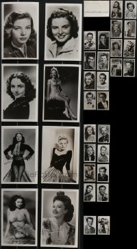 4h0877 LOT OF 34 POSTCARDS 1960s great portraits of top Hollywood actors & actresses!