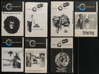 4h0310 LOT OF 7 UNCUT CINERAMA RELEASING PRESSBOOKS 1960s-1970s great advertising for several movies!